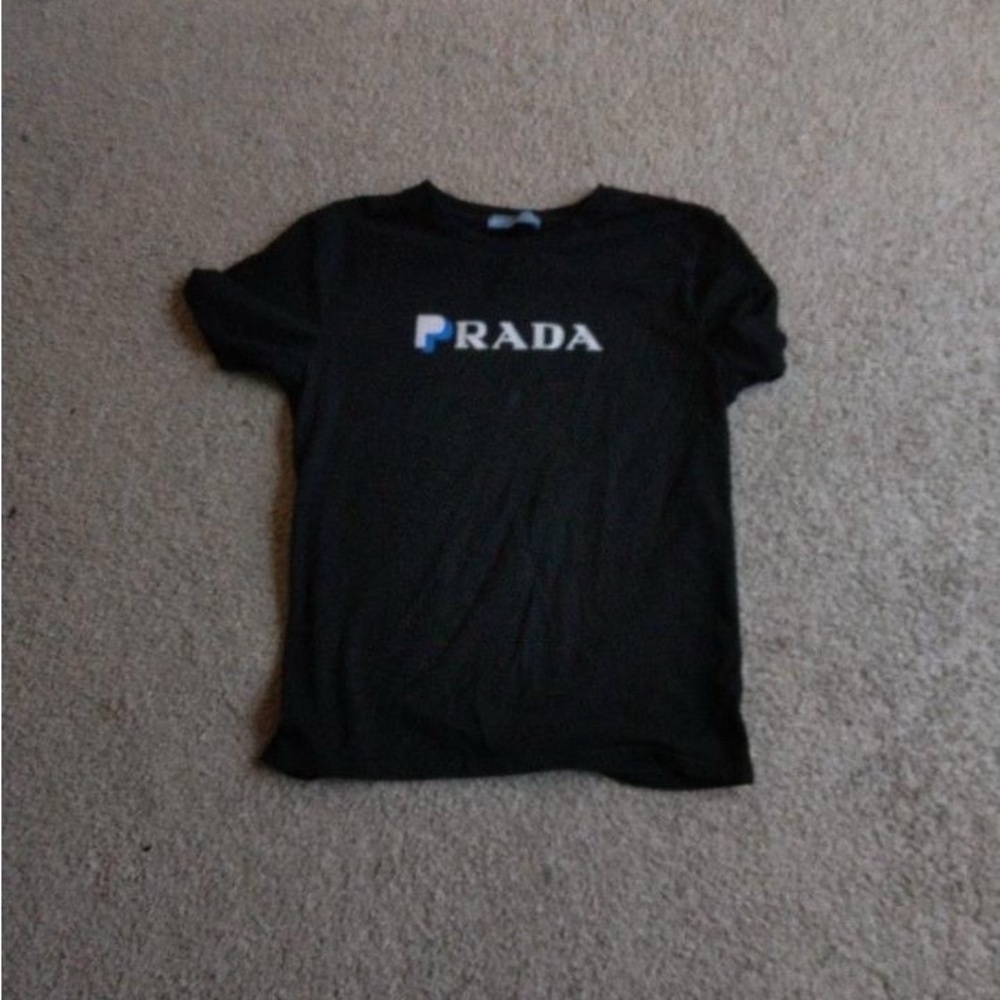 Prada Kids Black T-Shirt